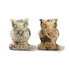 Natural Crazy Agate Carved Figurines DJEW-L023-G04-1