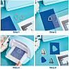 PVC Plastic Stamps & Carbon Steel Cutting Dies Stencils DIY-BC0005-65-3