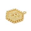 Brass Pendants KK-B126-01G-F-2