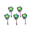 Ion Plating(IP) 304 Stainless Steel Pendants STAS-S119-111-1
