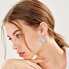 20Pcs 2 Colors Rack Plating Brass Clip-on Earring Converters Findings KK-BBC0019-60B-5