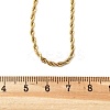 304 Stainless Steel Rope Chain Necklaces NJEW-E026-09G-4