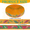 10 Yards Ethnic Style Embroidery Polyester Ribbons OCOR-FG0002-26A-2