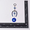 Horse Shoe Pendant Decorations X1-HJEW-H058-04-8