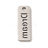 Non-Tarnish 201 Stainless Steel Pendants STAS-E217-39C-P-1