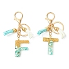 Transparent Epoxy Resin Pendant Keychains KEYC-FS00022-16-2