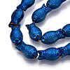Electroplate Glass Beads Strands EGLA-T025-03C-3