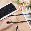 10 Yards Polyester Braided Trims with Elastic Button Loops EC-WR0001-02B-4