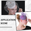 3Pcs 3 Colors Satin Imitation Linen Fascinator Hat Base for Millinery AJEW-GF0010-82-4