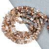 Natural Sunstone Beads Strands G-G0003-B47-2