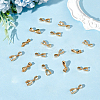 50Pcs 2 Styles Brass Pinch Bails KK-UN0003-68LG-2