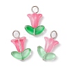 Glass Pendants PALLOY-JF02320-01-1