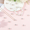 15Pcs Brass Clear Cubic Zirconia Multi-strand Links KK-BBC0019-93G-4