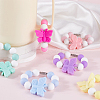 6Pcs Silicone Wine Glass Charms HJEW-SC00132-4