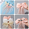3Pcs 3 Colors Cloth Bowknot Alligator Hair Clips PHAR-SP0001-16-3