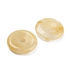 Natural Topaz Jade China Safety Buckle Pendants LS-G-B052-04-2
