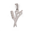 Non-Tarnish 304 Stainless Steel Pendants LS-STAS-G235-01P-1