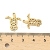 Ocean 201 Stainless Steel Laser Cut Sea Animals Connector Charms STAS-P428-03A-G-3