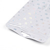 Rectangle Laser Plastic Yin-yang Zip Top Gift Bags X1-OPP-E004-01B-C02-3