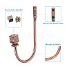 Zinc Alloy U Shape Hook Hangers Curtain SW-TAC0002-08A-4