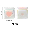 10Pcs Opaque Acrylic Enamel Beads ACRC-FS0001-02G-4