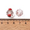 65Pcs Christmas Theme Resin Enamel Beads RESI-Z041-01-3