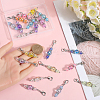 Acrylic Pendant Locking Stitch Markers HJEW-SC00081-3