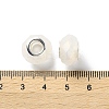 Pearlized Resin European Beads RESI-M001-01H-3
