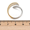 Adjustable 304 Stainless Steel Cuff Rings for Women LS-RJEW-B135-01GP-01-3