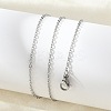 Non-Tarnish 304 Stainless Steel Cable Chains Necklace for Men Women LS-NJEW-N050-A02-S15-3