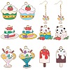 20Pcs 10 Style Alloy Enamel Pendants ENAM-SZ0003-28-1