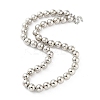 Brass Beaded Necklaces NJEW-L170-08A-P-1