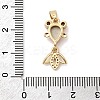 Brass Micro Pave Cubic Zirconia Pendants KK-K375-27G-19-3