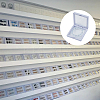 Square Plastic Jewelry Presentation Boxes LS-CON-WH0097-04-7
