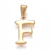 304 Stainless Steel Pendants STAS-F106-95G-F-01-1