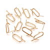 Brass Stud Earring Findings KK-F782-01G-NF-1