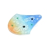 Marine Organism Series Fan Shape Acrylic Pendants OACR-Q101-03E-2
