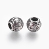 316 Surgical Stainless Steel European Beads STAS-P212-18P-04-1
