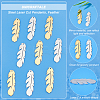 12Pcs 2 Colors 304 Stainless Steel Pendants STAS-UN0033-82-4