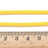 3MM Nylon Milan Cord Necklace Making NJEW-H084-01G-34-3