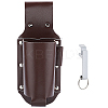 1Pc PU Leather Wine Bottle Cover AJEW-GF0003-88B-1