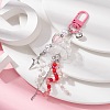 Luminous Acrylic Star Pendant Decoration HJEW-JM01443-01-2
