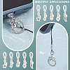 Alloy with Crystal Rhinestone Pendant Mobile Straps HJEW-OC00035-6