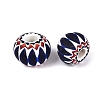 Handmade Millefiori Glass Rondelle Beads LA-N002-36A-2