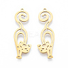 201 Stainless Steel Pendants STAS-N090-LA930-2-1