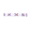 Woven Glass Flower Adjustable Braided Bead Bracelets for Women BJEW-MZ00100-02-5