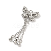 Brass Micro Pave Clear Cubic Zirconia Pendants KK-D228-02P-02-2