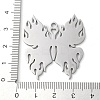 Non-Tarnish 304 Stainless Steel Pendants STAS-R116-11P-3