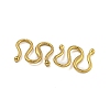 Ion Plating(IP) 304 Stainless Steel S-Hook Clasps STAS-U007-19B-G-2