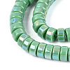 AB Color Plated Opaque Glass Beads Strands GLAA-T026-4x8mm-P02-3